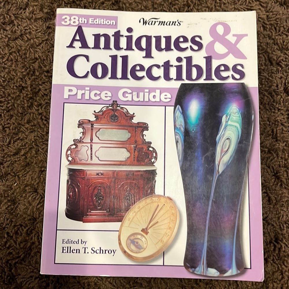 Warman’s 38th edition Antique & Collectibles book